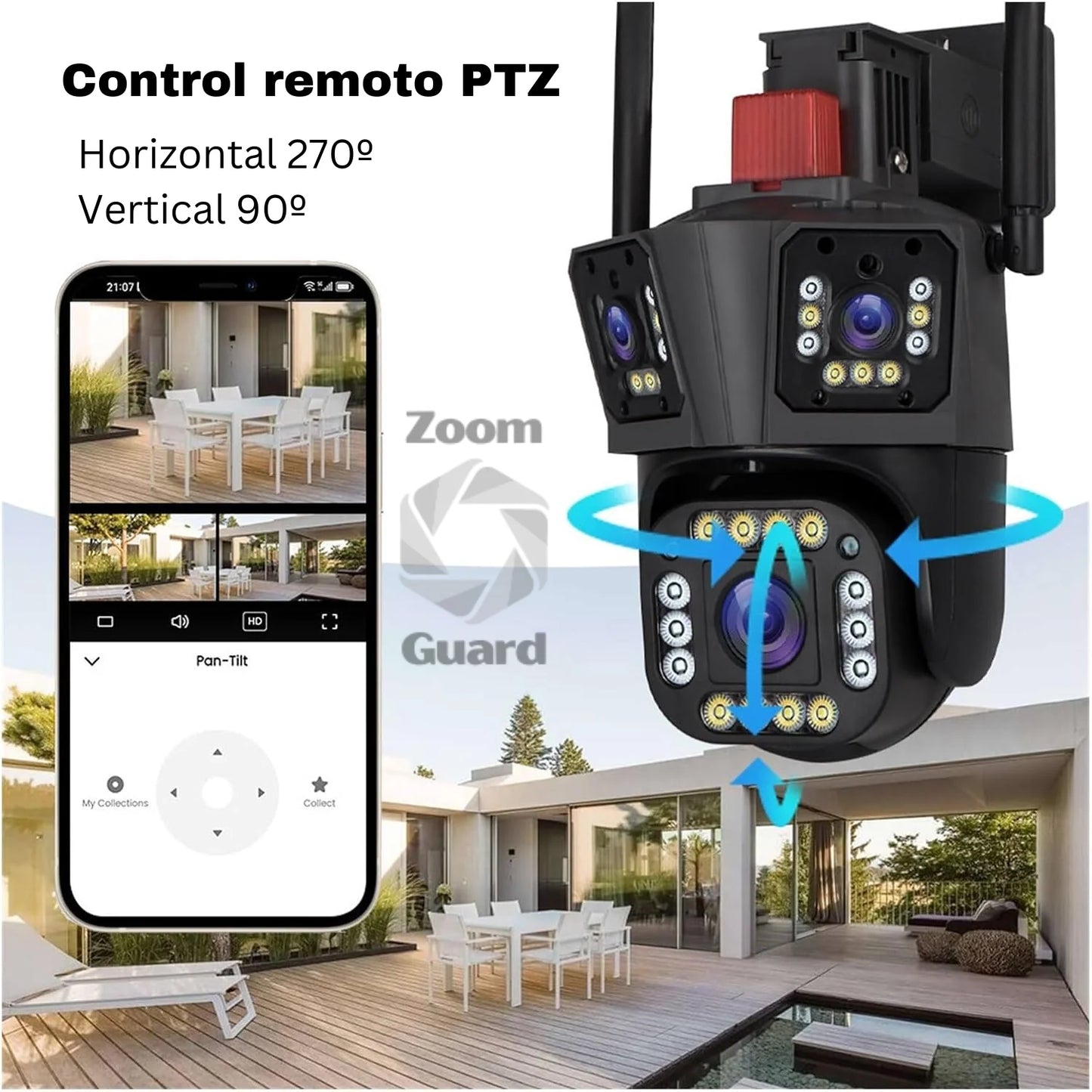 Zoom Guard: Cámara de Seguridad WiFi - ¡Compra 1, Llévate 2!