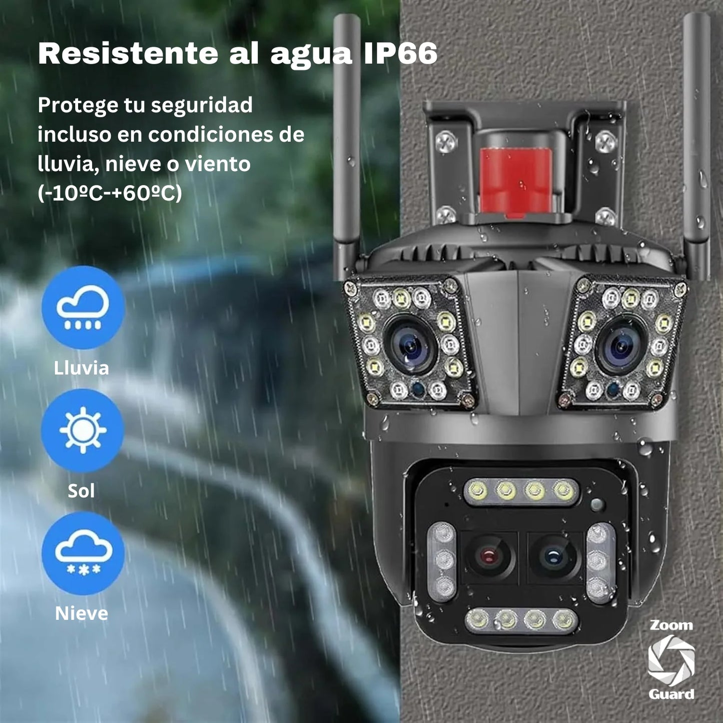 Zoom Guard: Cámara de Seguridad WiFi - ¡Compra 1, Llévate 2!