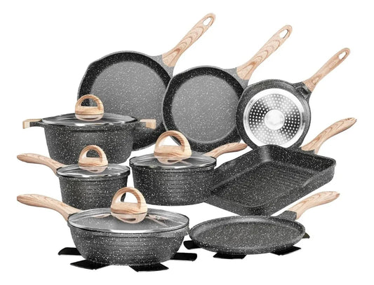Juego De Ollas Y Sartenes Antiadherentes 13 Piezas Juegos Jeetee